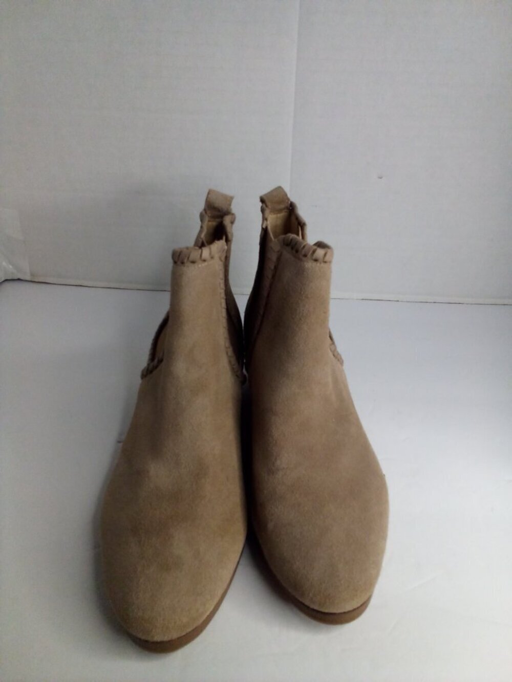 Jack Rogers Ankle Boots Women 6 Booties Suede Tan - Picture 2 of 6